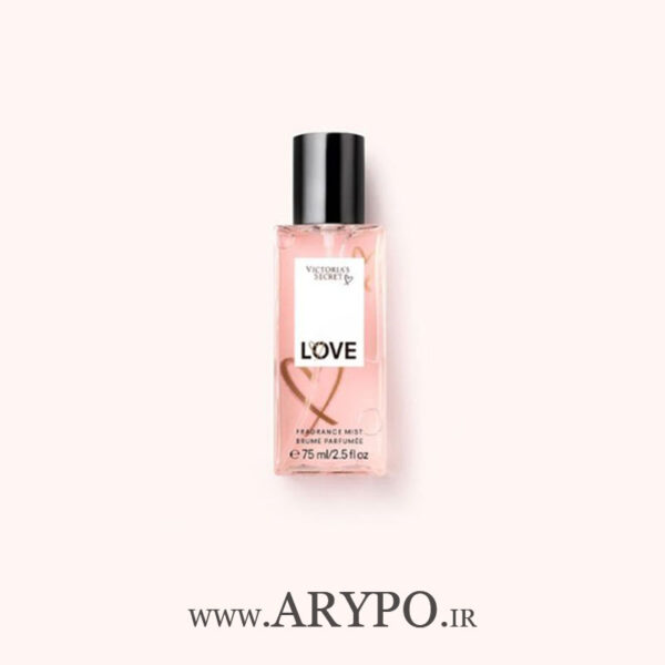 بادی میست زنانه ویکتوریا سکرت مدل Love حجم 75 میل