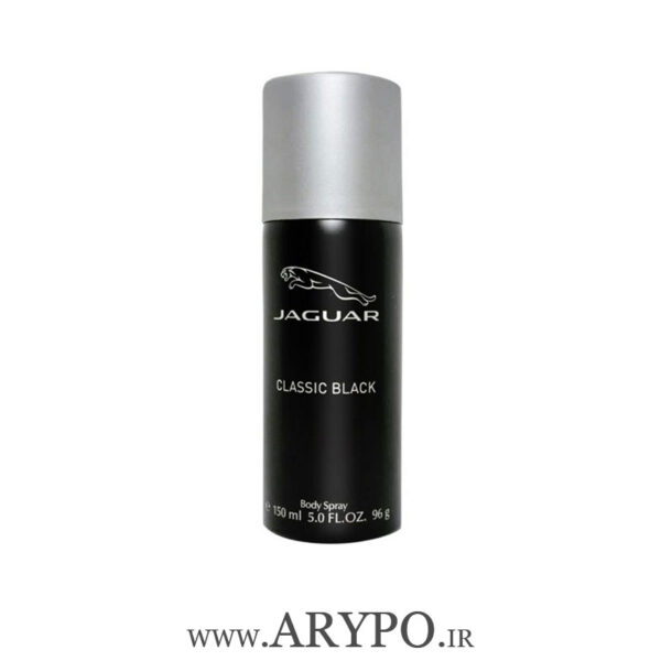 اسپری دئودورانت مردانه جگوار مدل Classic Black