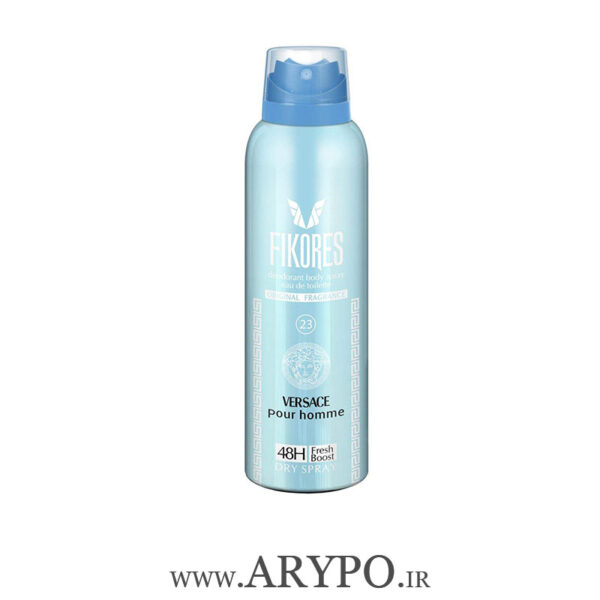 اسپری بدن مردانه فیکورس Versace Pour Homme