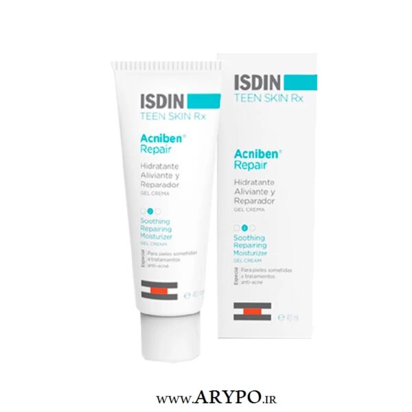 ژل کرم آبرسان و مرطوب کننده و ترمیم کننده ایزدین Acniben Repair