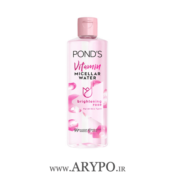 میسلار واتر روشن کننده گل رز پوندز PONDS Brightening Rose