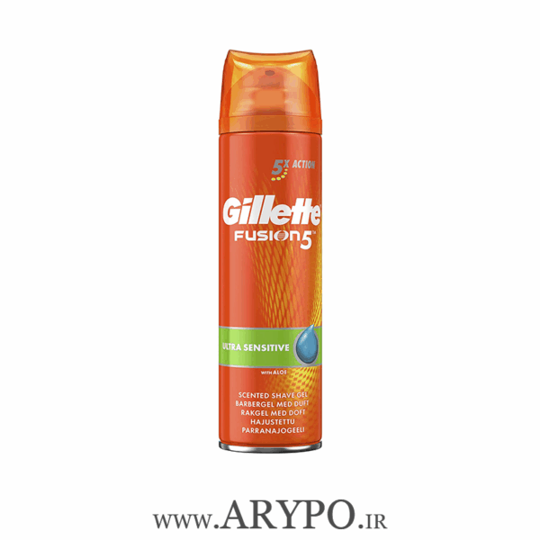 ژل اصلاح مردانه فیوژن فایو ژیلت Gillette Fusion5