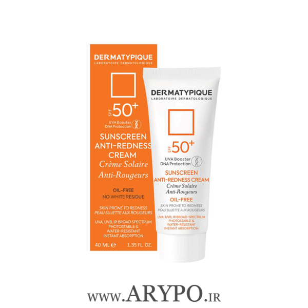 ضد آفتاب پوست قرمز و حساس +SPF50 درماتیپیک DERMATYPIQUE