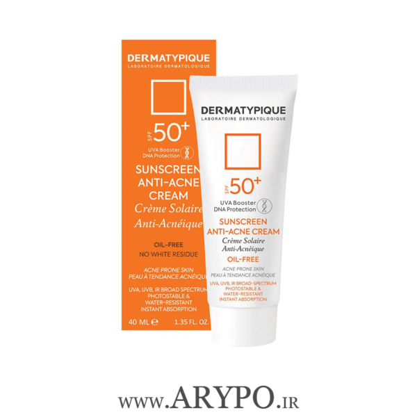 ضد آفتاب پوست چرب و جوشی SPF50 درماتیپیک DERMATYPIQUE