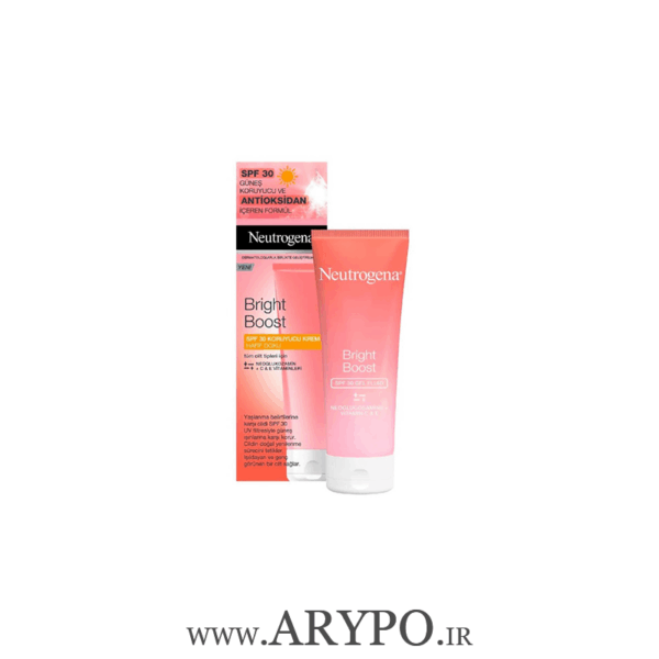 کرم ضد آفتاب روشن کننده نوتروژینا مدل Bright Boost spf 30