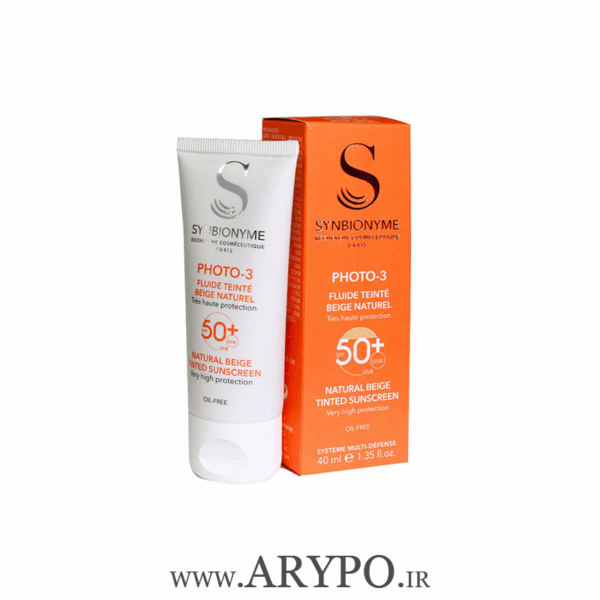 كرم ضد آفتاب رنگی فتو 3 +SPF50 سین بیونیم Natural Beige