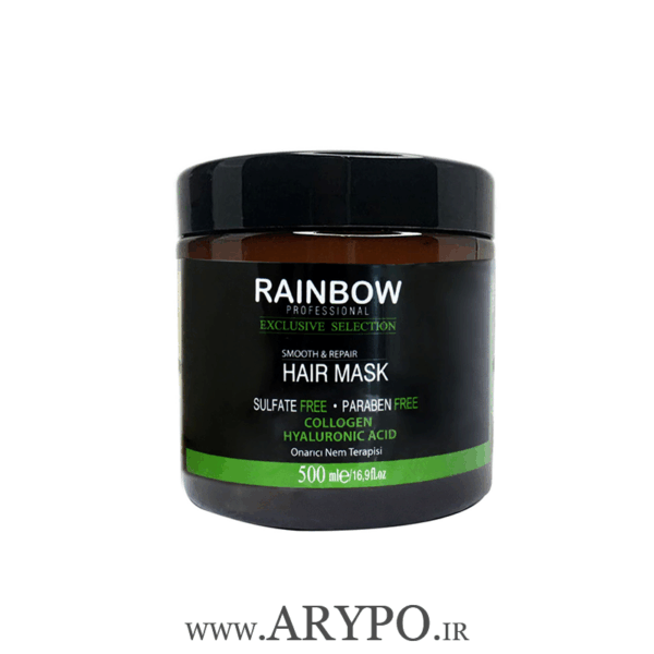 ماسک مو هیالورونیک اسید و کلاژن رینببو RAINBOW