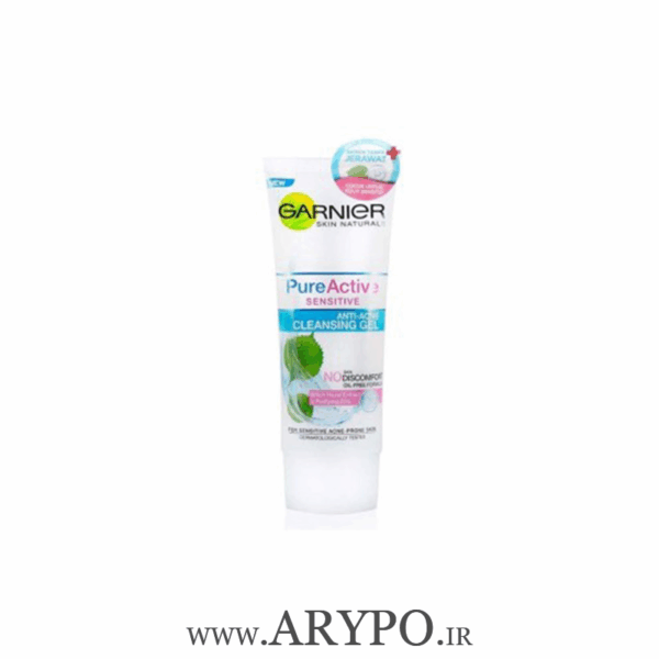 ژل شستشوی پیور اکتیو ضد جوش پوست حساس گارنیر GARNIER