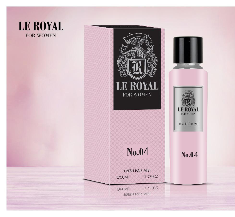 عطر مو LE ROYAL شماره 04 LE ROYAL HAIR MIST