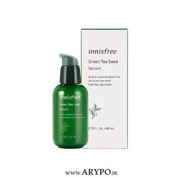 سرم دانه ی چای سبز اینیسفری مدل Green Tea Serum