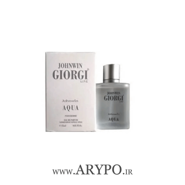 عطر جیبی مردانه جانوین مدل AQUA GIORGI LINE