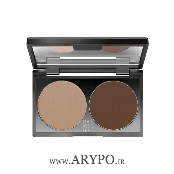 پودر کانتورینگ دو رنگ میکاپ فکتوری Make Up Factory