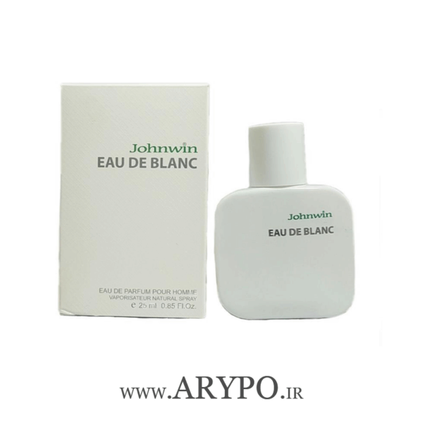 عطر جیبی مردانه جانوین مدل Johnwin Eau De Blanc