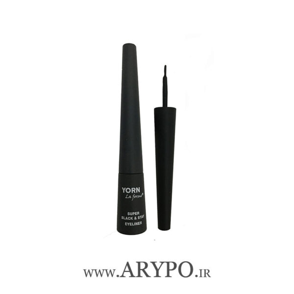 خط چشم مویی یورن مدل Super Black & Stay