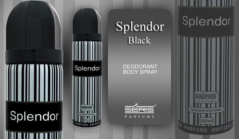 اسپری مردانه سریس مدل Splendor Black