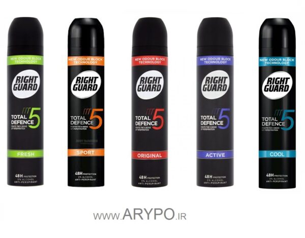 اسپری ضد تعریق مردانه رایت گارد RIGHT GUARD