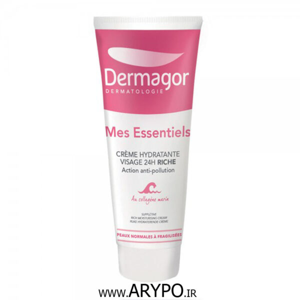 کرم مرطوب کننده و مغذی 24 ساعته مای اسنشیال ریچ درماگور Dermagor Mes Essentiels