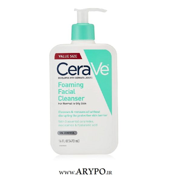 فوم شستشوی صورت سراوی FOAMING CLEANSER
