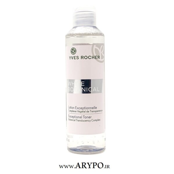تونر روشن کننده WHITE BOTANICAL ایوروشه مناسب پوست لک دار