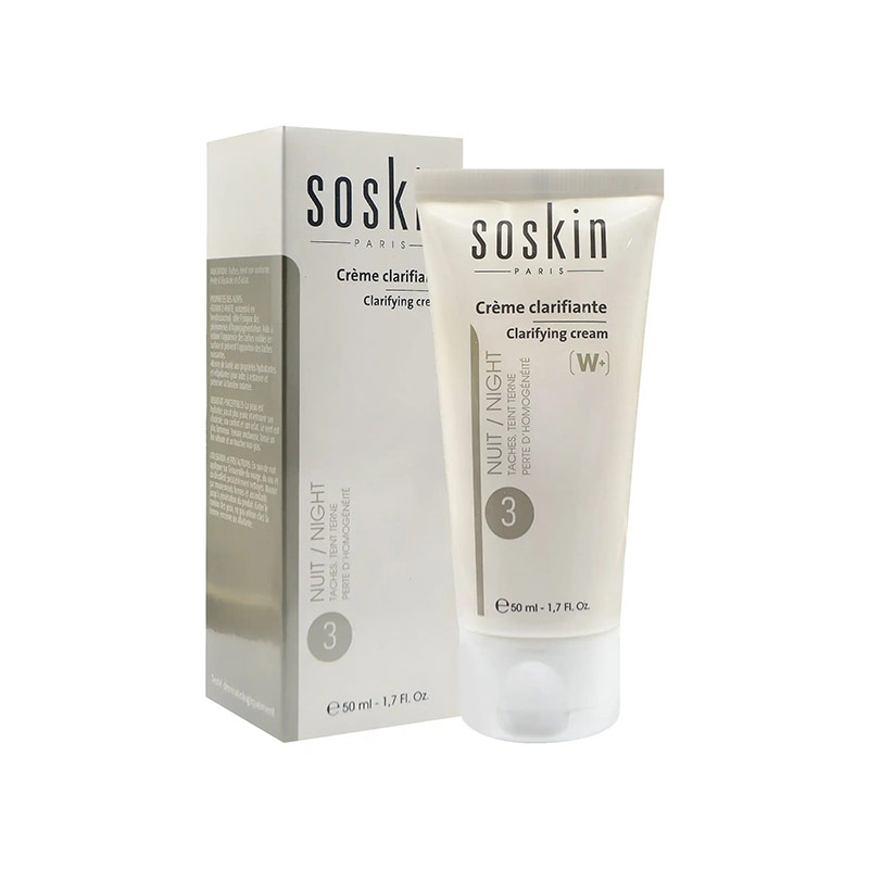 کرم مناسب پوست های لک دار SOSKIN 3
