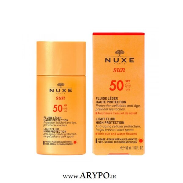 ضدآفتاب آنتی اکسیدان و ضد لک NUXE