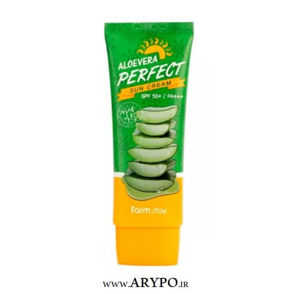 کرم ضد آفتاب گیاهی آلوئه ورا فارم استی