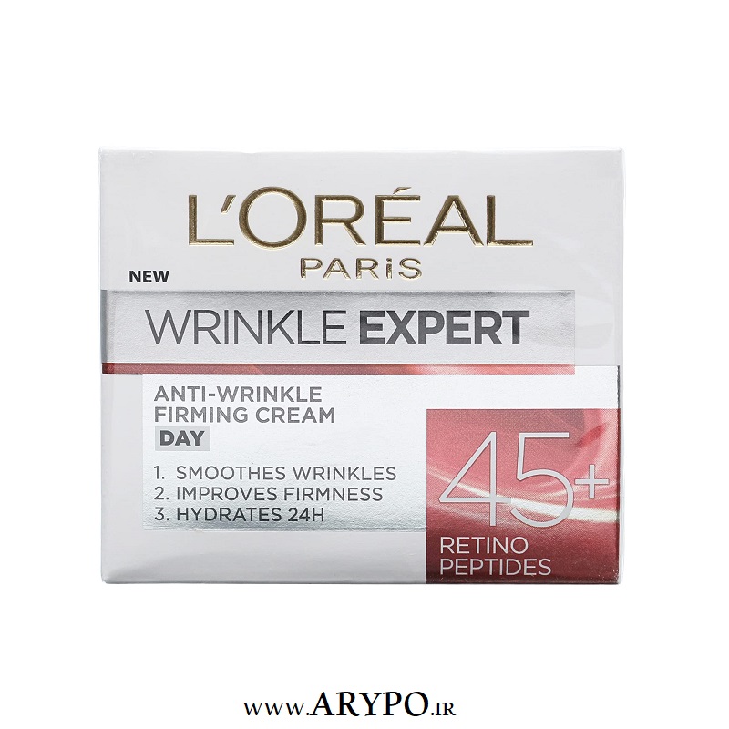 کرم روز ضد چروک و آبرسان لورال مدل Wrinkle Expert +45