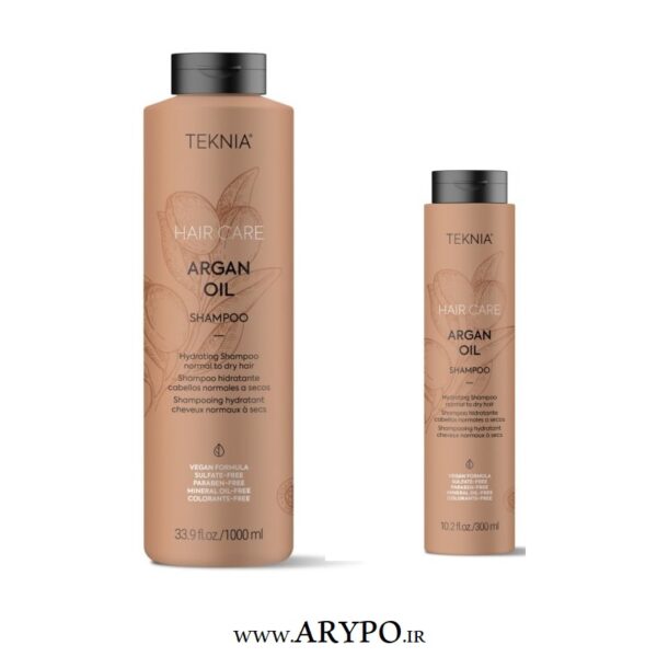 شامپو آبرسان حاوی روغن آرگان لاکمه مدل ARGAN OIL