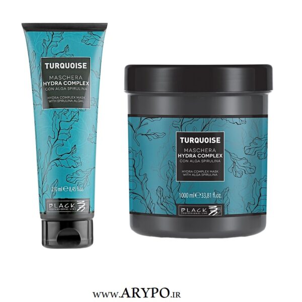 ماسک آبرسان مو بلک پروفشینال سری TURQUOISE مدل HYDRA COMPLEX