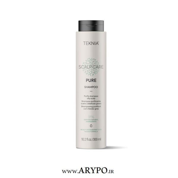 شامپو پاک کننده و تنظیم کننده چربی کف سر LAKME مدل PURE