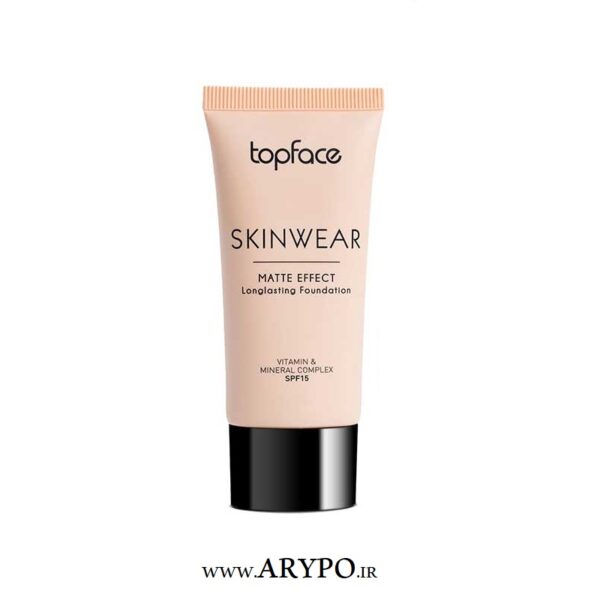 کرم پودر تاپ فیس مدل skin wear MATTE
