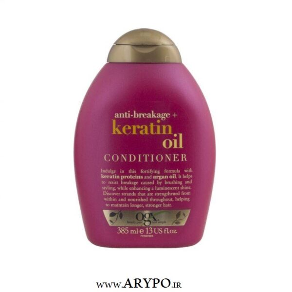 نرم کننده مو Ogx مدل Anti Breakage Keratin Oil Conditioner