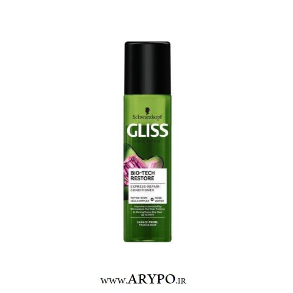 اسپری دوفاز موی Gliss مدل bio-tech restore