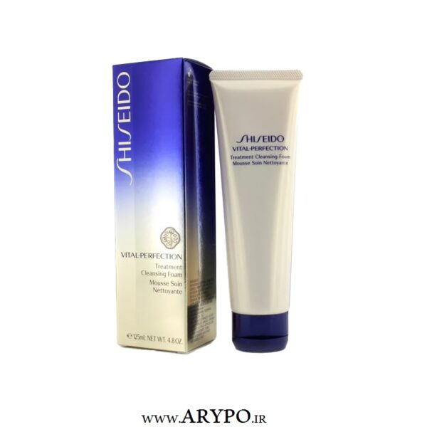 فوم شستشو روشن کننده ضد آکنه SHISEIDO مدل VITAL-PERFECTION