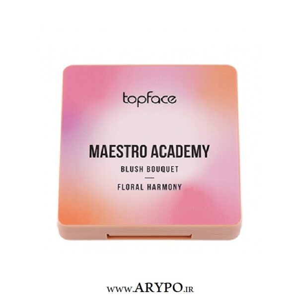 پالت رژگونه TOPFACE مدل MAESTRO ACADEMY