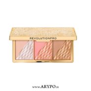 پالت هایلایتر ، رژگونه و برنزر REVOLUTION مدل CRYSTAL LUXE