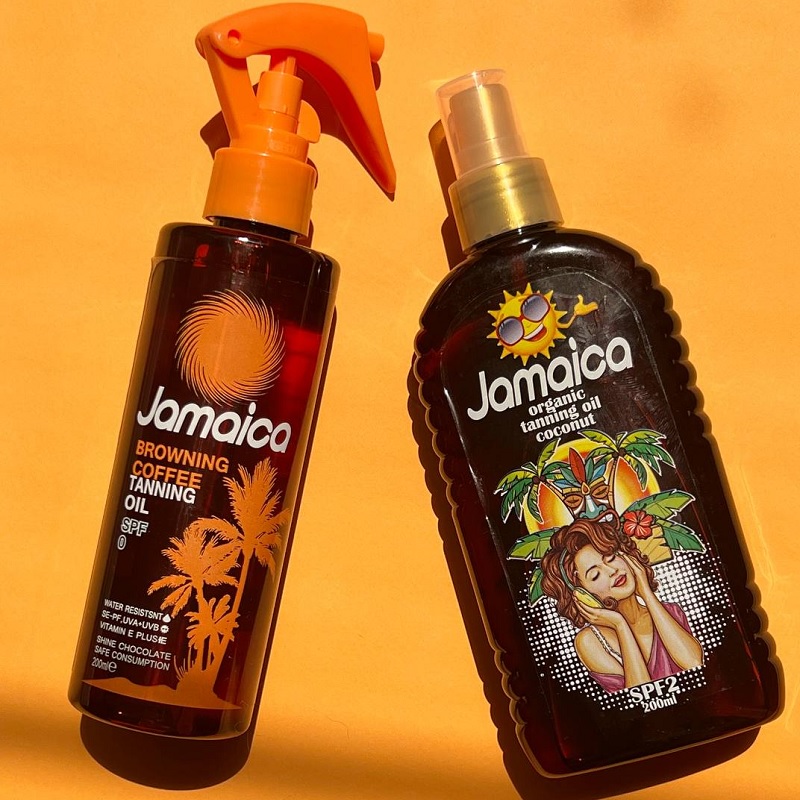 روغن برنزه کننده نارگیل Jamaica مدل Oraganic Tanning Oil Coconut