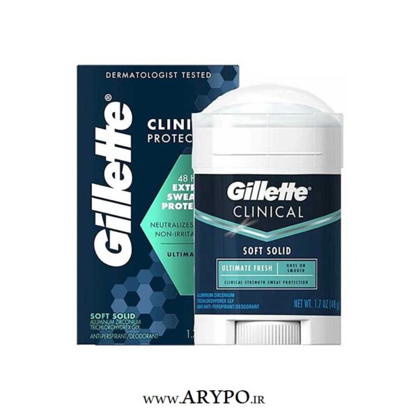 دئودورانت کلینیکال ژیلت Gillette مدل ULTIMATE FRESH