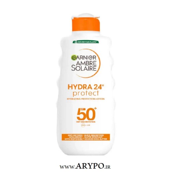 لوسیون ضد آفتاب گارنیر مدل آبرسان 24 ساعته Spf50