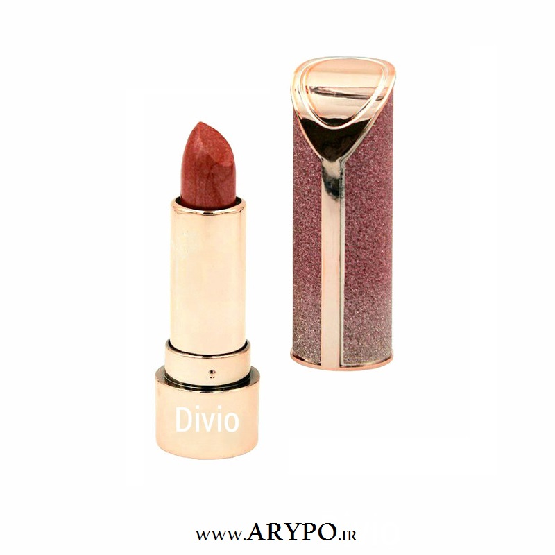 رژ لب جامدشاین دار اکلیلی دیویو Divio Lipstick Divio Makeup Lipstick
