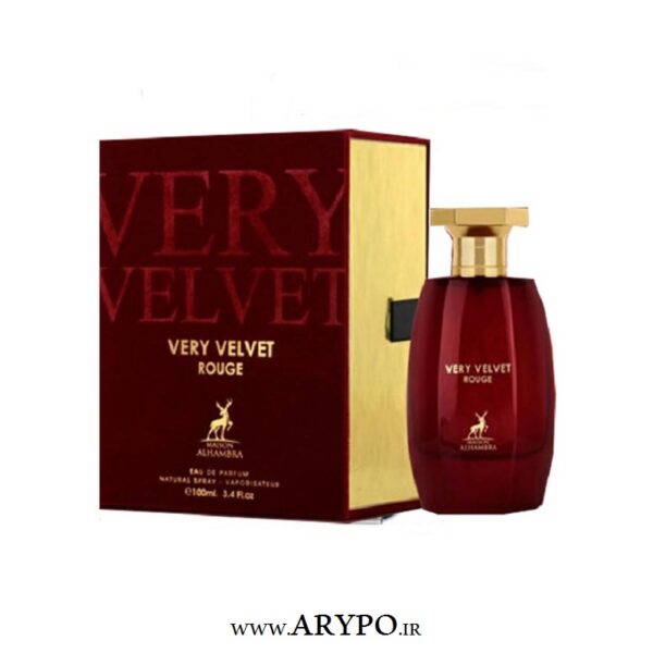عطر زنانه وری ولوت رژ الحمبرا Alhambra Very Velvet Rouge