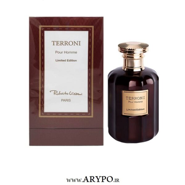 ادوپرفیوم roberto vizzari مدل terroni pour homme limited edition