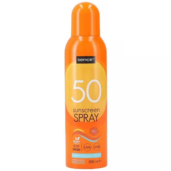 اسپری ضد آفتاب sence SPF50