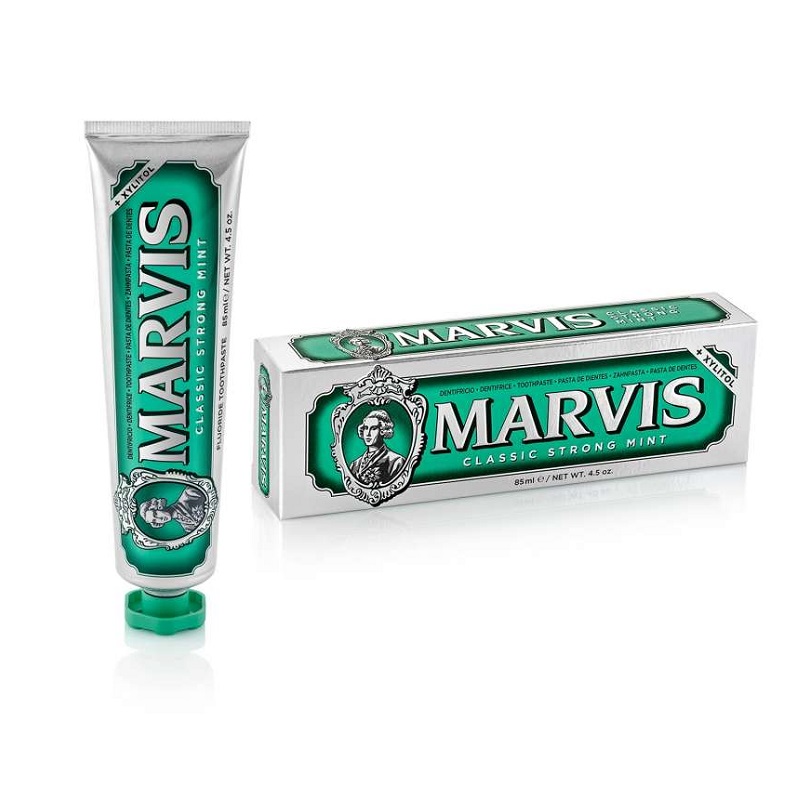 خمیر دندان نعنایی قوی کلاسیک Marvis مدل Classic Strong Mint