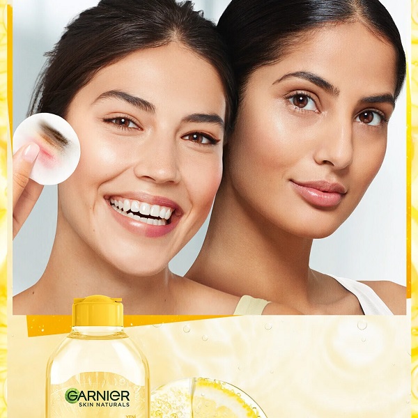 میسلار واتر آرایش پاک کن ویتامینGARNIER C  مناسب انواع پوست