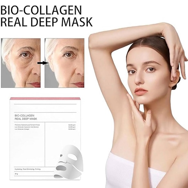 ماسک ورقه‌ای Biodance مدل کلاژن‌ساز و آبرسانی عمیق 