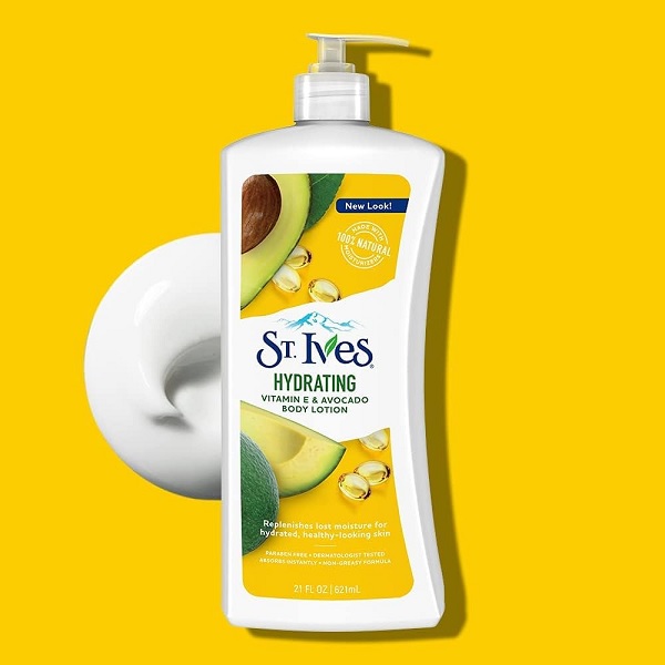 لوسیون بدن آبرسان ST.IVES مدل VITAMIN E & AVOCADO